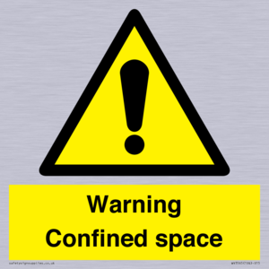 Warning Confined space